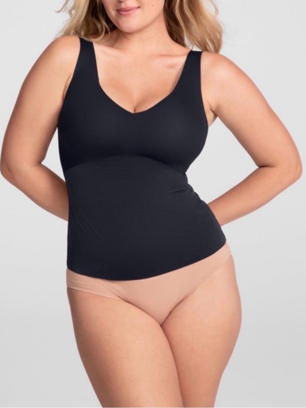 Honeylove Lift Wear Shapewear Tank Top Vamp Black size 2XL